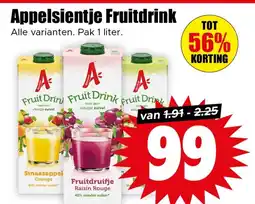 Dirk Appelsientje Fruitdrink aanbieding