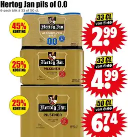 Dirk Hertog Jan pils of 0.0 aanbieding