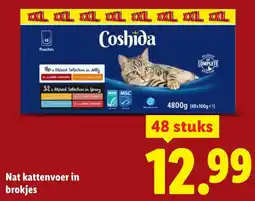 Lidl Nat Kattenvoer in Brokjes aanbieding