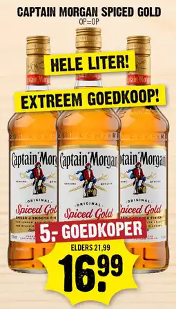 Dirk Captain morgan spiced gold aanbieding