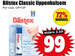 Dirk Blistex Classic lippenbalsem aanbieding