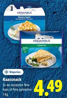 Lidl Kaassnack aanbieding