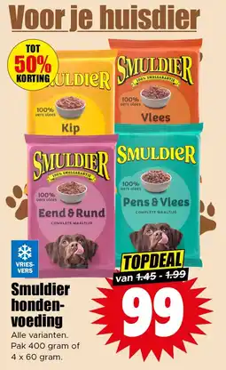Dirk Smuldier honden voeding aanbieding