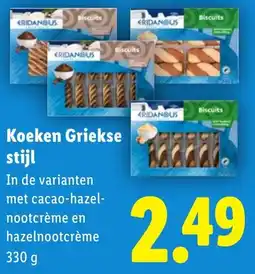 Lidl Koeken Griekse stijl aanbieding