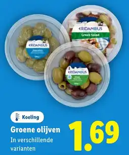 Lidl Groene Olijven aanbieding