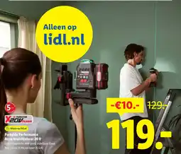 Lidl Parkside Performance Accu kruislijnlaser aanbieding