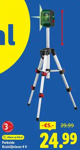 Lidl Parkside Kruislijnlaser aanbieding