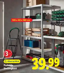 Lidl Parkside Stellingkast aanbieding
