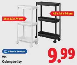 Lidl W5 Opbergtrolley aanbieding