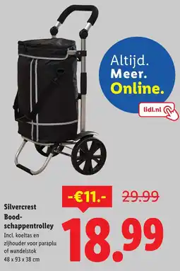 Lidl Silvercrest Boodschappentrolley aanbieding