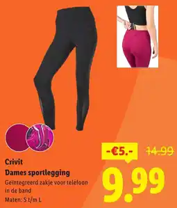 Lidl Crivit Dames Sportlegging aanbieding