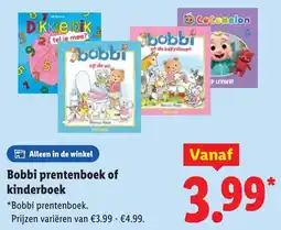 Lidl Bobbi Prentenboek of Kinderboek aanbieding