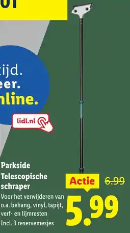 Lidl Parkside Telescopische schraper aanbieding