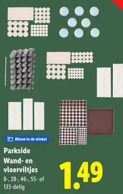 Lidl Parkside Wand en Vloerviltjes aanbieding