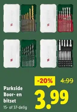 Lidl Parkside Boor en Bitset aanbieding