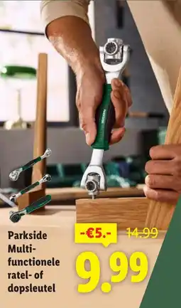 Lidl Parkside Multi functionele ratel of dopsleutel aanbieding