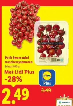 Lidl Petit Sweet mini troscherrytomaten aanbieding