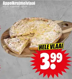 Dirk Appelkruimelvlaai aanbieding