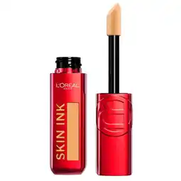 Kruidvat L'Oréal Paris Infaillible Skin Ink 300 2-in-1 Foundation & Concealer aanbieding