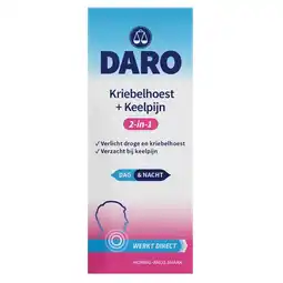 Kruidvat Daro 2-In-1 Kriebelhoest + Keelpijn aanbieding