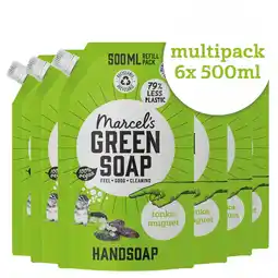 Kruidvat Marcel's Green Soap Tonka & Muguet Handzeep Navulling aanbieding