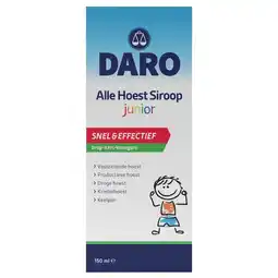 Kruidvat Daro Junior Alle Hoest Siroop aanbieding