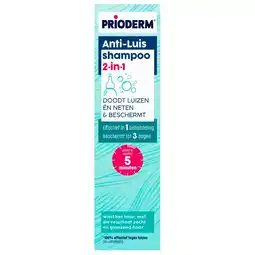 Kruidvat Prioderm Shampoo Plus Anti-hoofdluisshampoo aanbieding