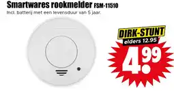Dirk Smartwares rookmelder FSM-11510 aanbieding