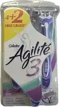 Bol.com Gillette Agilite 3 Women - Wegwerpmesjes - 6 Stuks aanbieding