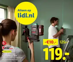 Lidl Parkside Performance Accu kruislijnlaser aanbieding