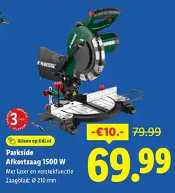 Lidl Parkside Afkortzaag aanbieding