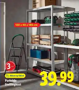 Lidl Parkside Stellingkast aanbieding