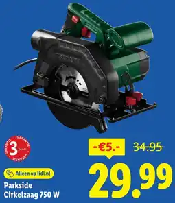 Lidl Parkside Cirkelzaag aanbieding