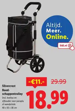 Lidl Silvercrest Boodschappentrolley aanbieding