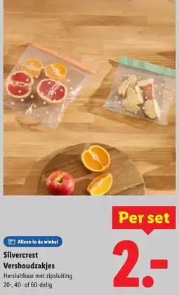 Lidl Silvercrest Vershoudzakjes aanbieding