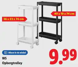 Lidl W5 Opbergtrolley aanbieding