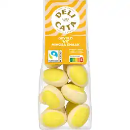 Albert Heijn Delicata Gevuld wit mimosa smaak aanbieding