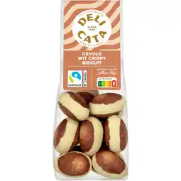 Albert Heijn Delicata Paaseitjes gevuld wit crispy biscuit aanbieding