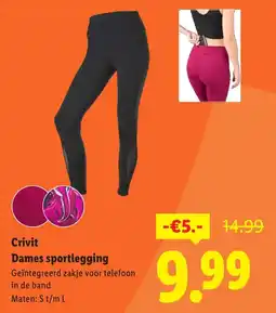 Lidl Crivit Dames Sportlegging aanbieding
