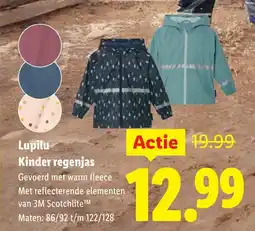 Lidl Lupilu Kinder Regenjas aanbieding
