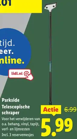 Lidl Parkside Telescopische schraper aanbieding