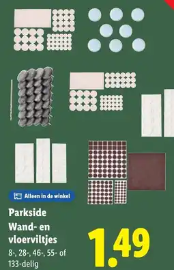 Lidl Parkside Wand en Vloerviltjes aanbieding