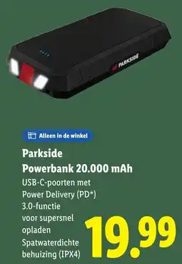 Lidl Parkside Powerbank aanbieding