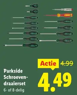 Lidl Parkside Schroevendraaierset aanbieding