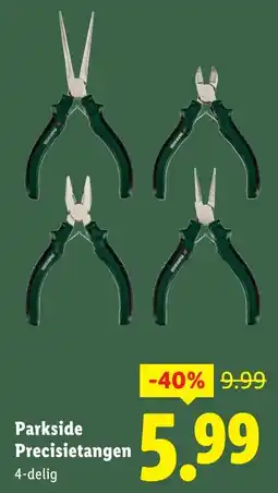 Lidl Parkside Precisietangen aanbieding