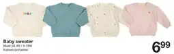 Zeeman Baby Sweater aanbieding