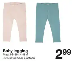 Zeeman Baby legging aanbieding
