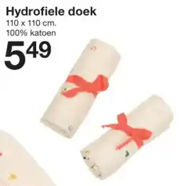 Zeeman Hydrofiele doek aanbieding