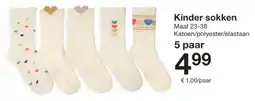 Zeeman Kinder Sokken aanbieding