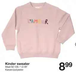 Zeeman Kinder Sweater aanbieding